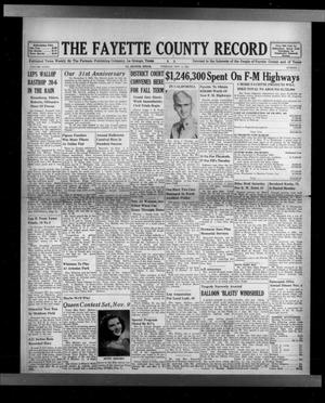 Primary view of The Fayette County Record (La Grange, Tex.), Vol. 32, No. 1, Ed. 1 Tuesday, November 3, 1953