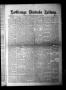Thumbnail image of item number 1 in: 'La Grange Deutsche Zeitung. (La Grange, Tex.), Vol. 12, No. 7, Ed. 1 Thursday, October 3, 1901'.