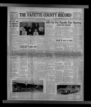 Primary view of object titled 'The Fayette County Record (La Grange, Tex.), Vol. 41, No. 92, Ed. 1 Tuesday, September 17, 1963'.