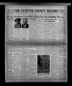 Primary view of object titled 'The Fayette County Record (La Grange, Tex.), Vol. 37, No. 40, Ed. 1 Friday, March 20, 1959'.