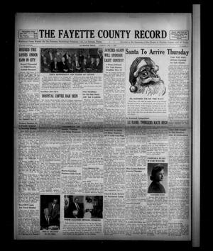 Primary view of object titled 'The Fayette County Record (La Grange, Tex.), Vol. 38, No. 11, Ed. 1 Tuesday, December 8, 1959'.