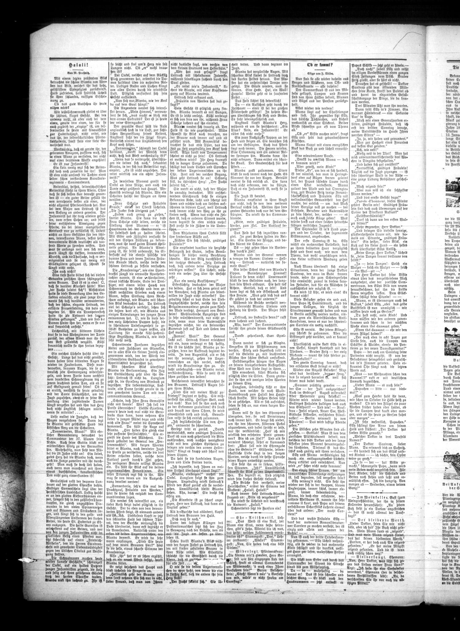 La Grange Deutsche Zeitung. (La Grange, Tex.), Vol. 14, No. 23, Ed. 1 Thursday, January 21, 1904
                                                
                                                    [Sequence #]: 2 of 12
                                                