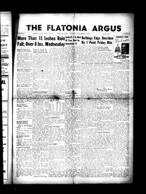 Primary view of object titled 'The Flatonia Argus. (Flatonia, Tex.), Vol. 82, No. 39, Ed. 1 Thursday, September 26, 1957'.
