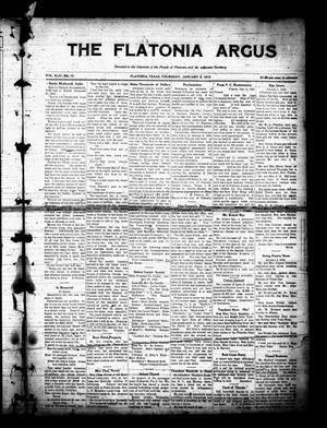 Primary view of object titled 'The Flatonia Argus (Flatonia, Tex.), Vol. 44, No. 10, Ed. 1 Thursday, January 9, 1919'.