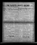 Newspaper: The Fayette County Record (La Grange, Tex.), Vol. 38, No. 10, Ed. 1 F…