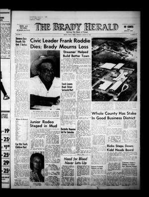 Primary view of object titled 'The Brady Herald (Brady, Tex.), Vol. 21, No. 41, Ed. 1 Tuesday, August 18, 1964'.