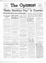 Thumbnail image of item number 1 in: 'The Optimist (Abilene, Tex.), Vol. 30, No. 10, Ed. 1, Friday, November 27, 1942'.
