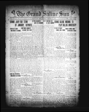 Primary view of object titled 'The Grand Saline Sun (Grand Saline, Tex.), Vol. 32, No. 14, Ed. 1 Thursday, February 19, 1925'.