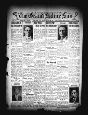 Primary view of object titled 'The Grand Saline Sun (Grand Saline, Tex.), Vol. 45, No. 11, Ed. 1 Thursday, January 26, 1939'.
