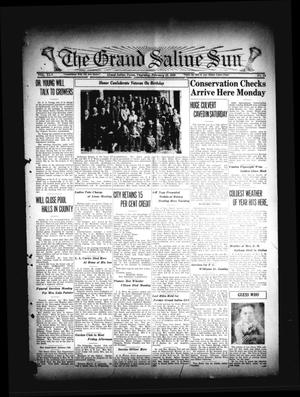 Primary view of object titled 'The Grand Saline Sun (Grand Saline, Tex.), Vol. 45, No. 15, Ed. 1 Thursday, February 23, 1939'.