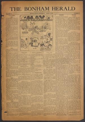 Primary view of object titled 'The Bonham Herald (Bonham, Tex.), Vol. 6, No. 41, Ed. 1 Thursday, April 27, 1933'.