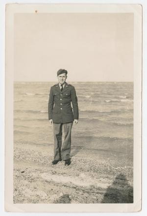 Primary view of object titled '[Photograph of an Unknown Soldier at Indianola]'.
