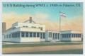 Postcard: [Postcard of the U.S.O. Building During World War Two]