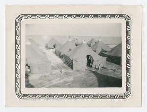 Primary view of [Photograph of Battery "B" 211th Coast Artillery Tents]