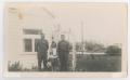 Photograph: [Photograph of Colleen Tallmadge with Two Soldiers]