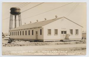 [Postcard of the New Post Office at Camp Hulen]