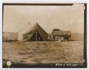 [Photograph of an Ammunition Dump Tent]