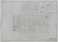 Technical Drawing: Radford Store and Office Building, Abilene, Texas: East Elevation & S…