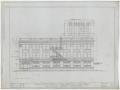 Technical Drawing: Cisco Bank and Office Building, Cisco, Texas: Side Elevation Drawing