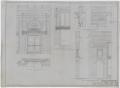 Technical Drawing: Radford Store and Office Building, Abilene, Texas: Entrance Elevations
