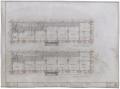 Technical Drawing: Cisco Bank and Office Building, Cisco, Texas: Third & Fourth Floor Pl…