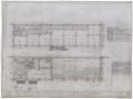 Technical Drawing: Cisco Bank and Office Building, Cisco, Texas: Ground & Second Floor P…