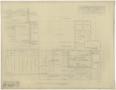 Technical Drawing: Banner Creamery Plant, San Angelo, Texas: Second Floor Plan & First F…
