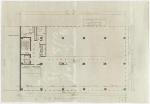 Primary view of object titled 'First National Bank Office, Abilene, Texas: Typical Floor Plan'.