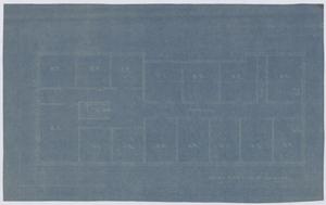 Primary view of object titled 'Hartman Hotel, Cisco, Texas: Second Floor Plan Of Old Building'.
