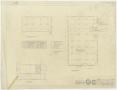 Technical Drawing: Barrow Store Building, Snyder, Texas: Floor Plan