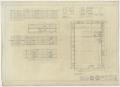 Technical Drawing: Barrow Store Building, Snyder, Texas: Floor Plan