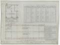Technical Drawing: Cisco Bank and Office Building, Cisco, Texas: Framing Plan
