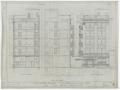 Technical Drawing: Cisco Bank and Office Building, Cisco, Texas: Building Elevation Draw…