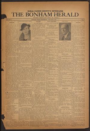 Primary view of object titled 'The Bonham Herald (Bonham, Tex.), Vol. 10, No. 38, Ed. 1 Thursday, January 7, 1937'.