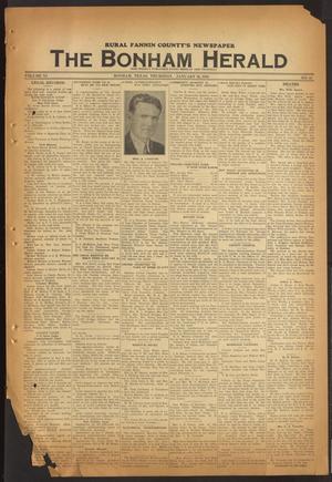 Primary view of object titled 'The Bonham Herald (Bonham, Tex.), Vol. 11, No. 44, Ed. 1 Thursday, January 20, 1938'.