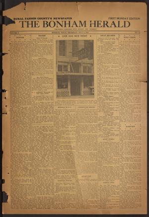 Primary view of object titled 'The Bonham Herald (Bonham, Tex.), Vol. 10, No. 88, Ed. 1 Thursday, July 1, 1937'.