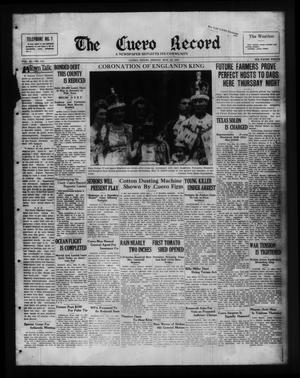 Primary view of object titled 'The Cuero Record (Cuero, Tex.), Vol. 43, No. 117, Ed. 1 Friday, May 14, 1937'.