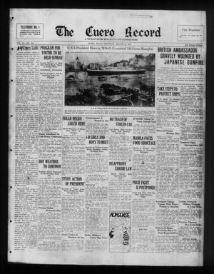 Primary view of object titled 'The Cuero Record (Cuero, Tex.), Vol. 43, No. 203, Ed. 1 Thursday, August 26, 1937'.