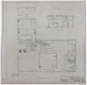 Primary view of object titled 'West Texas Utilities Office Extension, Abilene, Texas: First Floor Plan'.
