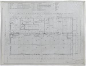 Primary view of object titled 'West Texas Utilities Warehouse, Abilene, Texas: First Floor Plan'.