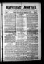 Primary view of La Grange Journal. (La Grange, Tex.), Vol. 33, No. 3, Ed. 1 Thursday, January 18, 1912