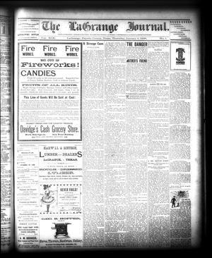 Primary view of object titled 'The La Grange Journal. (La Grange, Tex.), Vol. 19, No. 1, Ed. 1 Thursday, January 6, 1898'.