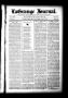 Thumbnail image of item number 1 in: 'La Grange Journal. (La Grange, Tex.), Vol. 39, No. 34, Ed. 1 Thursday, August 22, 1918'.