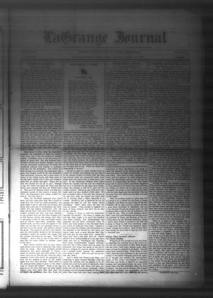 Primary view of object titled 'La Grange Journal (La Grange, Tex.), Vol. 49, No. 3, Ed. 1 Thursday, January 19, 1928'.