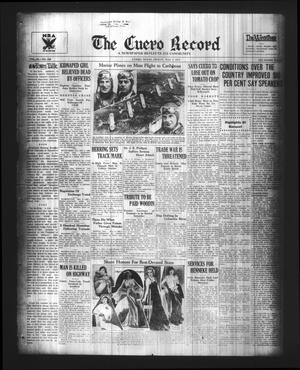 Primary view of object titled 'The Cuero Record (Cuero, Tex.), Vol. 40, No. 106, Ed. 1 Friday, May 4, 1934'.