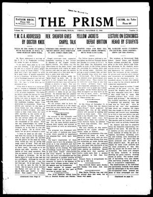 Primary view of object titled 'The Prism (Brownwood, Tex.), Vol. 16, No. 11, Ed. 1, Friday, November 17, 1916'.